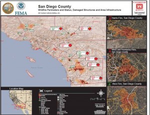 Wildfire Damage Maps. Credit: U.S. Army Corps of Engineers.