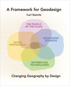 Carl Steinitz’s book cover illustrates that geodesign is not a separate profession in and of itself.