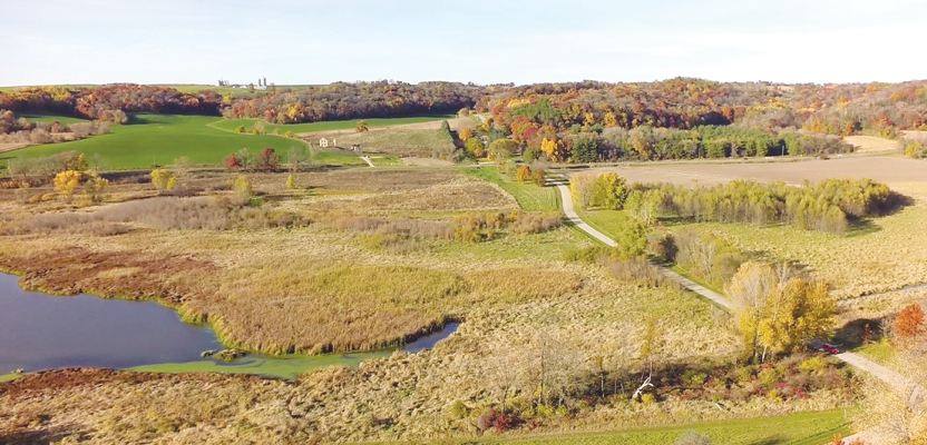 This image was taken by a UAS for vegetation inventory in wetlands in Wisconsin. Credit: Continental Mapping.