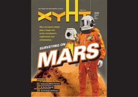 xyHt e-edition digital magazine cover February 2017: SURVEYING ON MARS