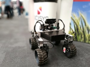 CISYS were demonstrating their Mars capable autonomous "Tumbler" vehicle 