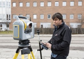 Joining us on the test survey was Lennart Gimring, Survey and Mapping Manager for ÅF Infrastructure AB who was an early adopter of the SX10. Gimring reports that the rollout with his crews has been quite smooth. Photo by Petter Magnusson - PMAGI AB