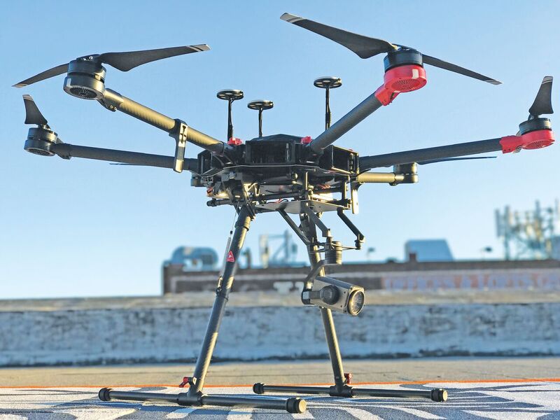 Larger UAS can handle the optical zoom camera payloads with room to spare