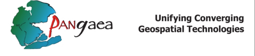 Pangaea newsletter banner: unifying converging geospatial technologies