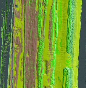 This image of the ocean floor to a depth of 35m was taken with the Optech CZMIL in Ft. Lauderdale, Florida.