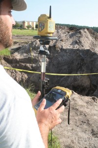 With the prism, DC Johnson’s Topcon PS-103a total station affords them an effective range of 6000 meters with accuracies of 1.5mm+2ppm.