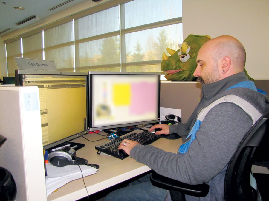 The rapid processing of a roof  report is demonstrated by  Eagleview’s Cory German.  The team attracts technicians from a wide variety of fields who demonstrate particular aptitude for working in 3D environments, some from the gaming industry.