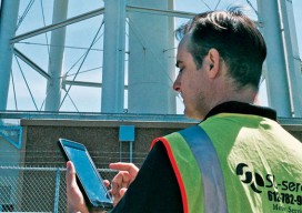 Reed Sutter, support manager for automated meter infrastructure (AMI) and advanced meter reading (AMR) for SL-serco maps infrastructure at a water supply facility.