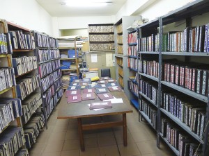 Cadastre offices like this one in Haiti, with cadastre maps in typically poor condition—inaccessible information, unindexed and incomplete—can experience a quantum leap in efficiency by converting records into a digital system.