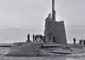 The Royal Navy submarine HMS Astute. Credit: LA(Phot) Paul Halliwell/MOD.