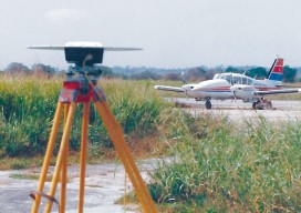 In the early 1990s our attempts to eliminate ground control were by establishing a fixed base at the airport and a rover on the plane. Using post-processing software, we were able to add precise coordinates to each photograph.