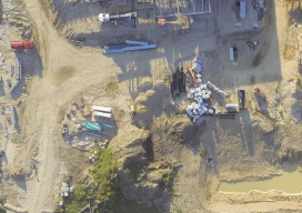 Construction site monitoring with UAS-derived aerial imagery.