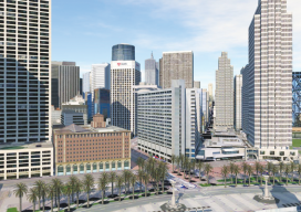 An InfraWorks 360 model of downtown San Francisco. Image courtesy of Autodesk.