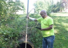 Using GeoNet's App in a grassy area