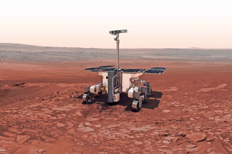 The ExoMars rover is due to land on the red planet in 2018. Credit: ESA.