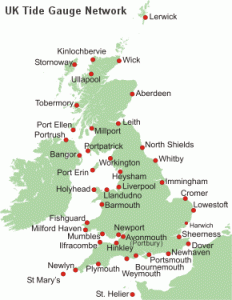 tidal gauges UK