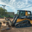 A skid-steer loader