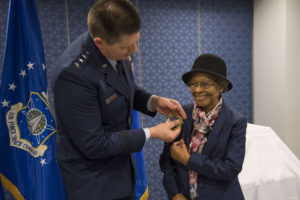 Dr. Gladys B. West's induction into into the Space and Missiles Pioneers Hall of Fame of the United States Air Force