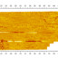 Processed time slice with Condor, 34 inches below ground surface. Underground utilities present at that depth show up as linear features in the data.