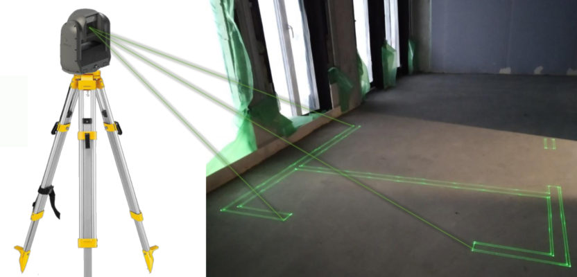 LightYX’s Beamer One projects laser lines from blueprints on to the con-struction site, giving crews highly accu-rate guidance and greatly facilitating communi-cation on changes to all stakeholders.