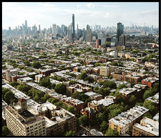 Brooklyn Neighborhoods with Manhattan Skyline