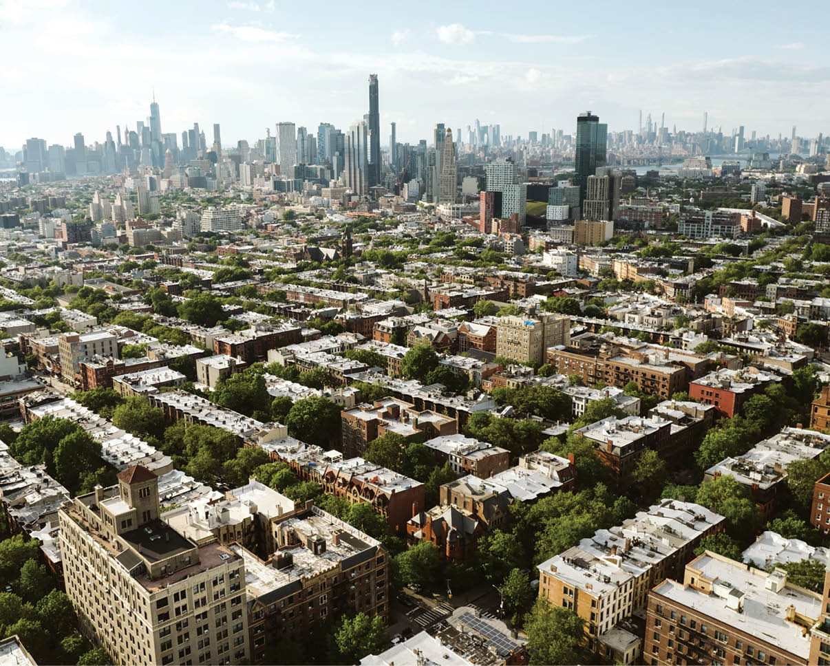 Brooklyn Neighborhoods with Manhattan Skyline