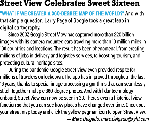 Street View Celebrates Sweet Sixteen “What if we created a 360 degree map of the world?” And with that simple questio...